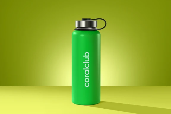Теrmosz coralclub, zöld